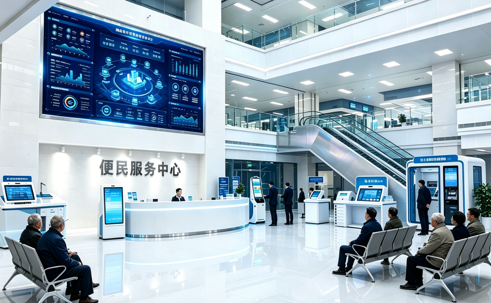 星际互动:新型集约化智慧便民服务大厅解决方案